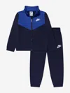 Nike Boys Nsw Lifestyle Essentials Tracksuit In Blue