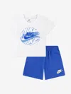 Nike Boys Nsw On The Move Short Set In Blue