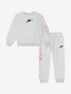 Nike Boys Nsw On The Move Tracksuit In Grey