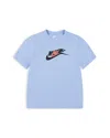 Nike Boys' On The Move Basic Short Sleeve Tee - Little Kid In Psychic Blue