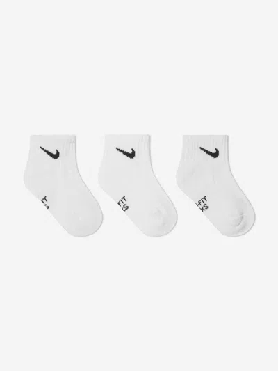 Nike Babies'  Boys Performance Socks Set In White