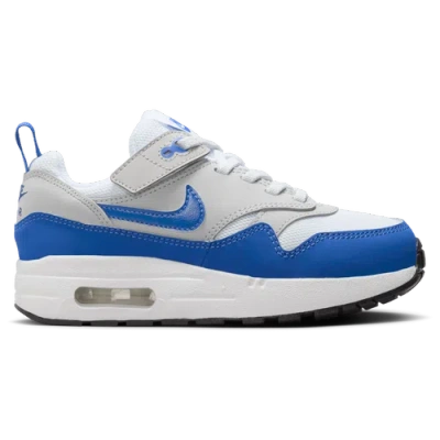 Nike Kids' Boys Preschool   Air Max 1 Easyon In Game Royal/white/neutral Grey