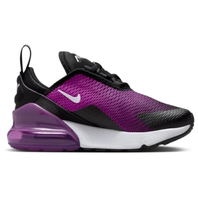 Nike Kids' Boys  Air Max 270 In Black/vivid Purple/white
