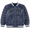 Nike Kids' Puffer Baseball Jacket In Blue
