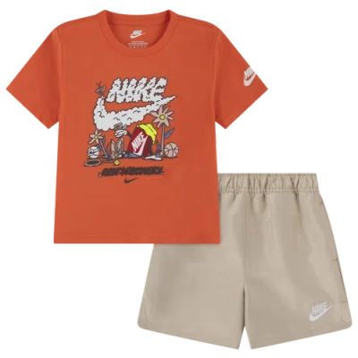 Nike Kids' Boys Preschool   Boxy Short Set In Multi