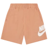 Nike Boys   Club Ft Hbr Shorts In Apricot Agate/white