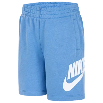 Nike Kids' Boys Preschool   Club Ft Hbr Shorts In Blue Beyond
