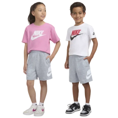 Nike Kids' Boys Preschool   Club Ft Hbr Shorts In Grey Heather
