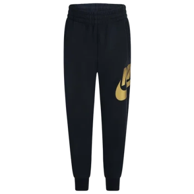 Nike Kids' Boys Preschool   Club Hbr Joggers In Black/metallic Gold