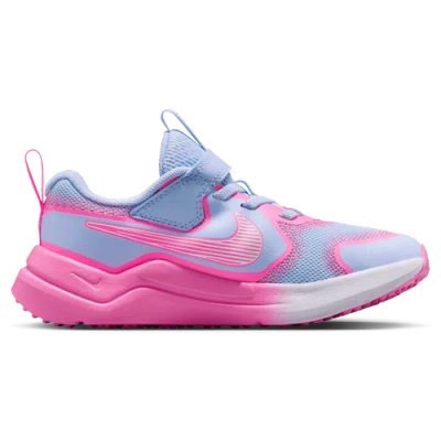 Nike Kids' Boys  Cosmic Runner Swoosh In White/hydrogen Blue/pink Glow
