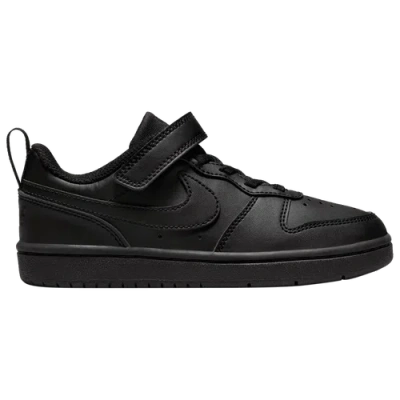 Nike Boys Preschool   Court Borough Low Recraft In Black/black