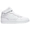 Nike Little Kids Court Borough Mid 2 Stay-put Closure Casual Sneakers From Finish Line In White