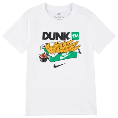 Nike Kids' Boys Preschool   Dunk Em Tenders T-shirt In White