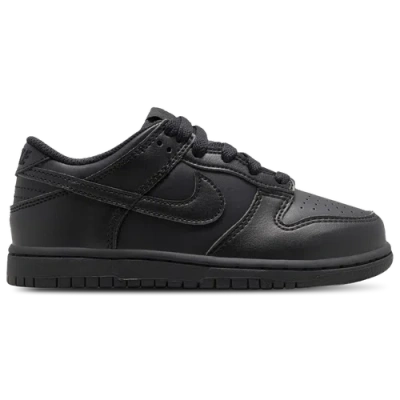 Nike Kids' Boys  Dunk Low N In Black/black