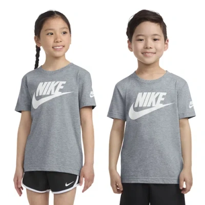 Nike Kids' Boys Preschool   Futura Evergreen T-shirt In Dark Gray Heather/black