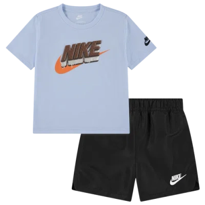 Nike Kids' Boys Preschool   Ice Cream Short Set In Blue