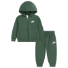Nike Boys Preschool   Nsw Lbr Club Fleece Full-zip Set In Green