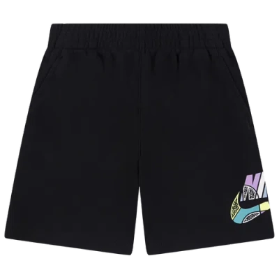 Nike Kids' Boys Preschool   Outside The Lines Ft Shorts In Black