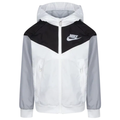 Nike Kids' Boys Preschool   Windrunner Jacket In Wolf Grey/white/black