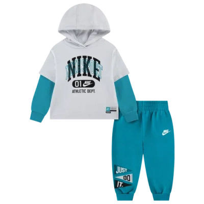 Nike Kids' Boys Preschool  Nsw Multisport Fleece Po Set In Blue
