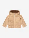 Nike Boys Quilted Jacket In Beige