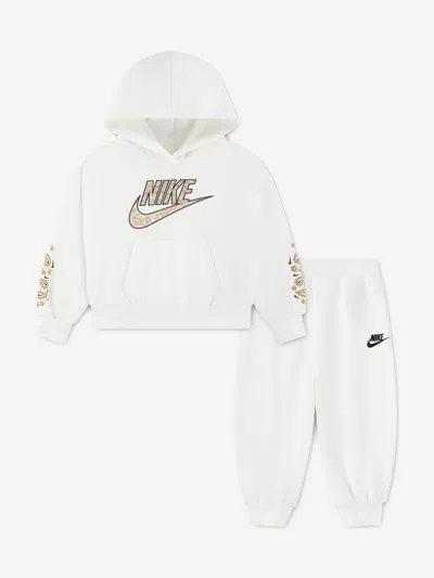 Nike Babies' Boys Retro Hoodie Tracksuit In White