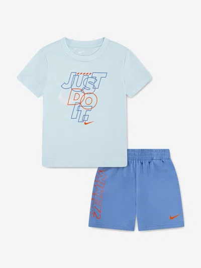 Nike Babies' Boys Rhythm Short Set In Blue