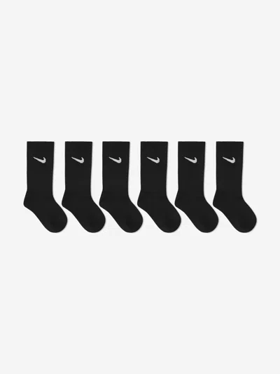 Nike Babies'  Boys Socks Set (6 Pack) 4 - 5 Yrs Black