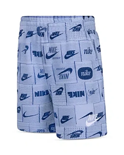 Nike Boys' Sportswear Club Printed Shorts - Little Kid In Light Armory Blue
