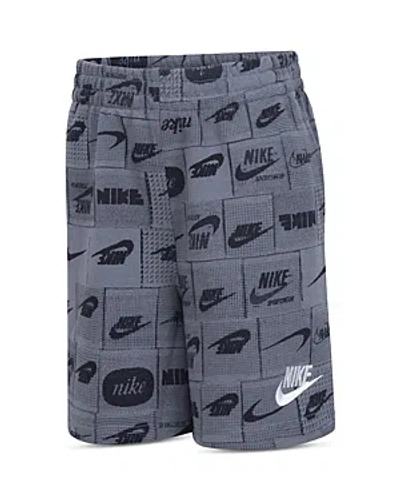 Nike Boys' Sportswear Club Printed Shorts - Little Kid In Smoke Grey