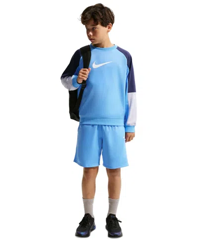 Nike Kids' Boys' Sportswear Crewneck T-shirt & Pants, 2-piece Set In Blue