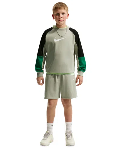 Nike Kids' Boys' Sportswear Crewneck T-shirt & Pants, 2-piece Set In Green