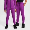 Nike Kids'  Boys' Sportswear Tech Fleece Reflective Jogger Pants In Bold Berry/reflective Silver