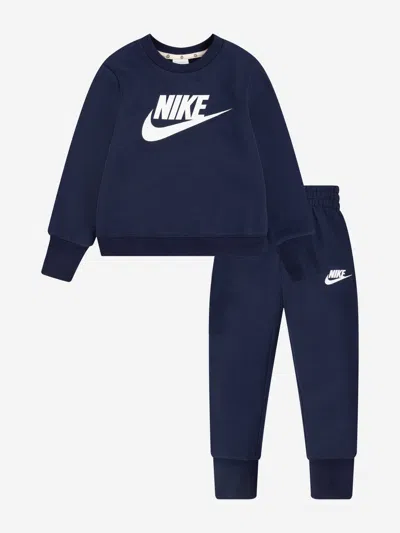 Nike Babies'  Boys Sustainable Tracksuit In Blue