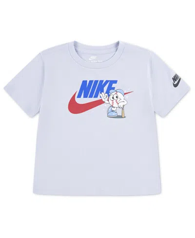 Nike Babies' Boys' Toddler 2t-4t Futura Baseball Crewneck T-shirt In Multi