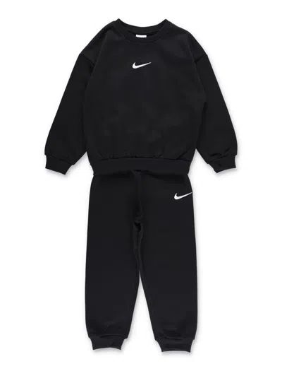 Nike Boys Two-piece Sweatshirt And Jogger Set In Nero