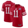 Nike Brandon Aiyuk San Francisco 49ers Super Bowl Lviii  Men's Nfl Game Jersey In Red