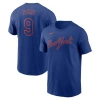 Nike Men's Brandon Nimmo Royal New York Mets Fuse Name Number T-shirt In Blue