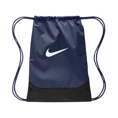 Pre-owned Nike Brasilia 18l Drawstring Bag 'navy' | Blue | Men's Size Onesize