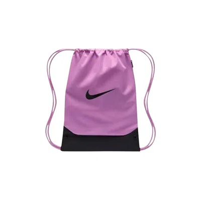 Pre-owned Nike Brasilia 18l Drawstring Bag 'pink' | Men's Size Onesize