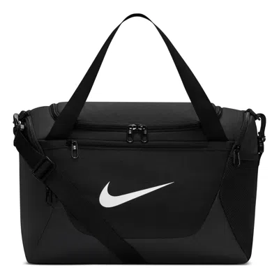Nike Brasilia 24l Training Canvas Bag 'black Whtie'