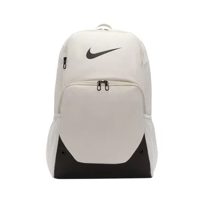 Pre-owned Nike Brasilia 30l Backpack 'light Bone/black/black' | Cream | Men's Size Onesize