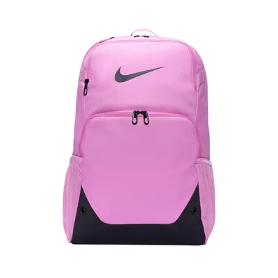 Pre-owned Nike Brasilia 30l Backpack 'light Magenta/black/black' | Pink | Men's Size Onesize