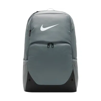 Pre-owned Nike Brasilia 30l Backpack 'smoke Grey/black/white' | Green | Men's Size Onesize