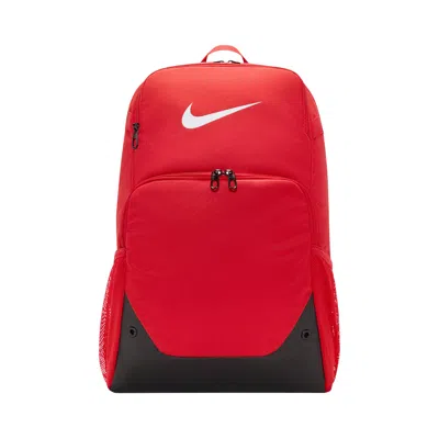 Pre-owned Nike Brasilia 30l Backpack 'university Red/black/white' | Men's Size Onesize