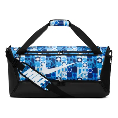 Nike Brasilia 60l Training Duffel Bag 'university Blue Black White'