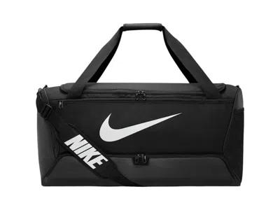 Pre-owned Nike Brasilia 9.5 Training Duffel Large 95l Bag In Black/white