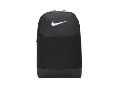 Pre-owned Nike Brasilia 9.5 Training Medium 24l Backpack In Black/white