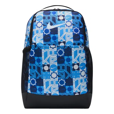 Nike Brasilia 9.5l Backpack 'university Blue Black White'