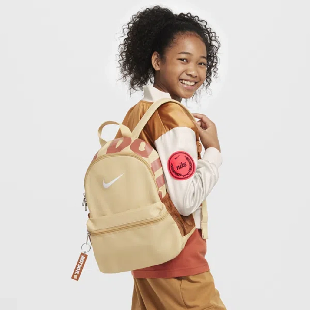 Nike Brasilia Jdi Kids' Mini Backpack (11l) In Brown ModeSens